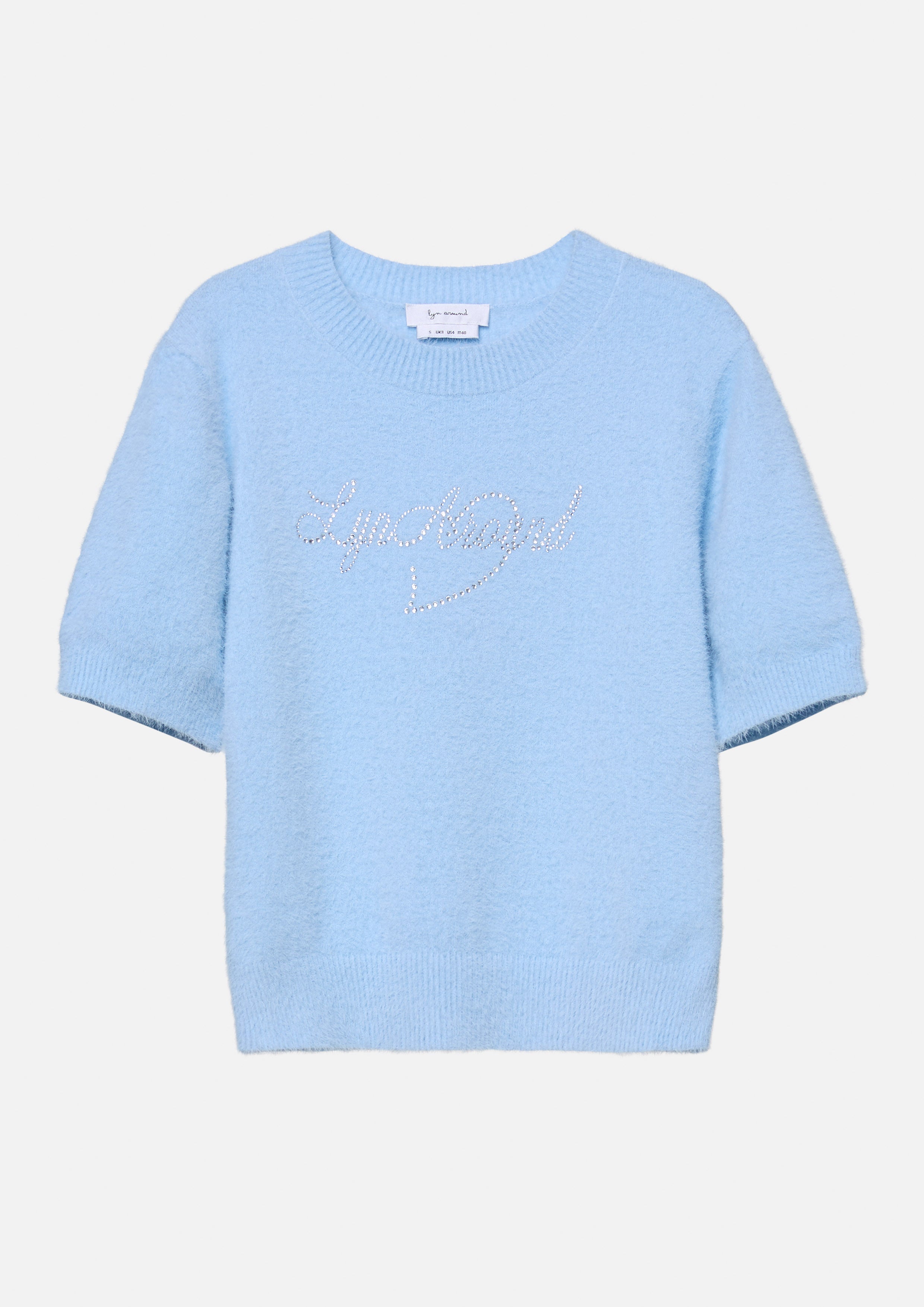 Fuzzy Logo Knit Top Roar of Serengeti