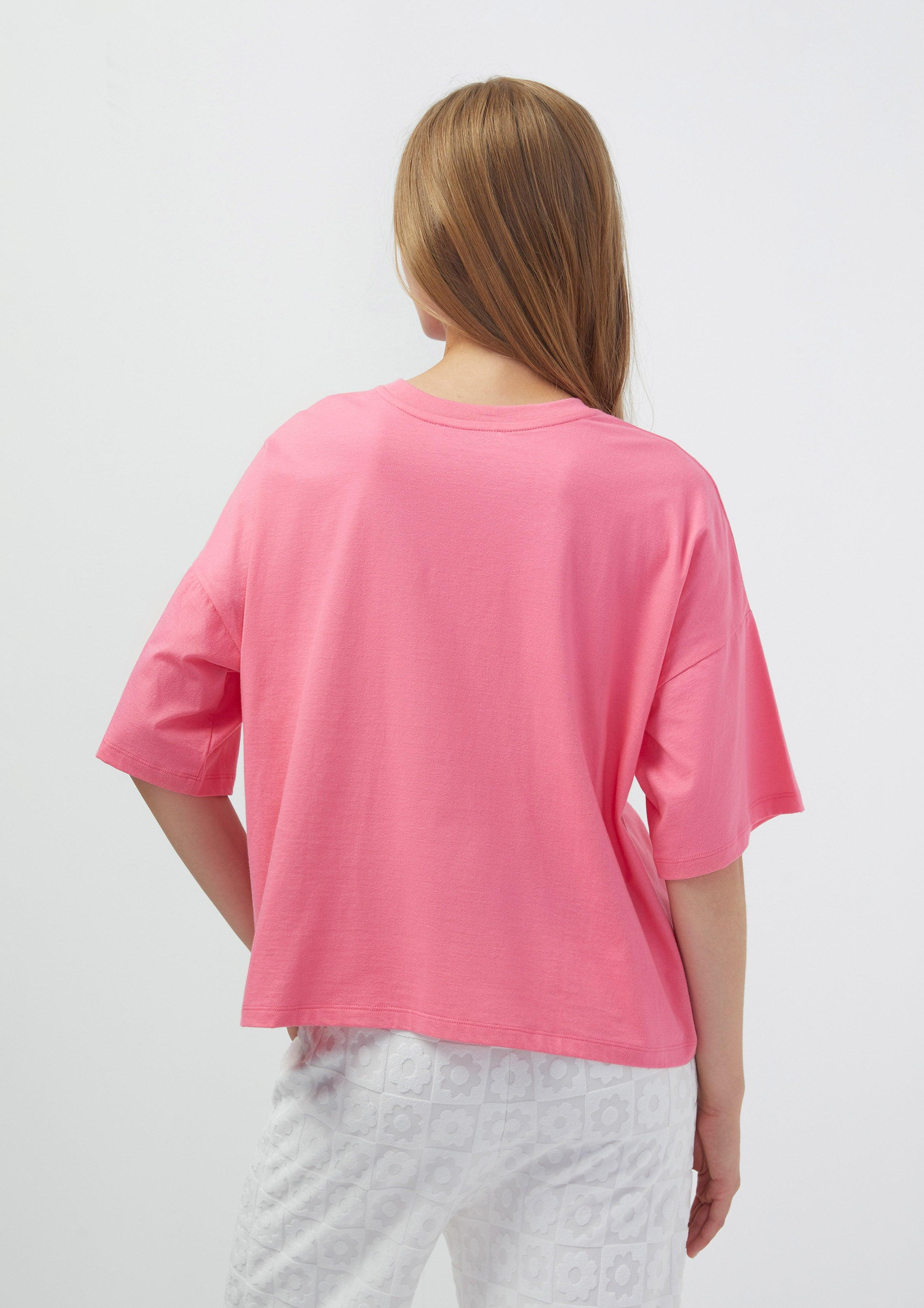 Summer Basic 2023 Sleeveless Crop T-Shirt Pink