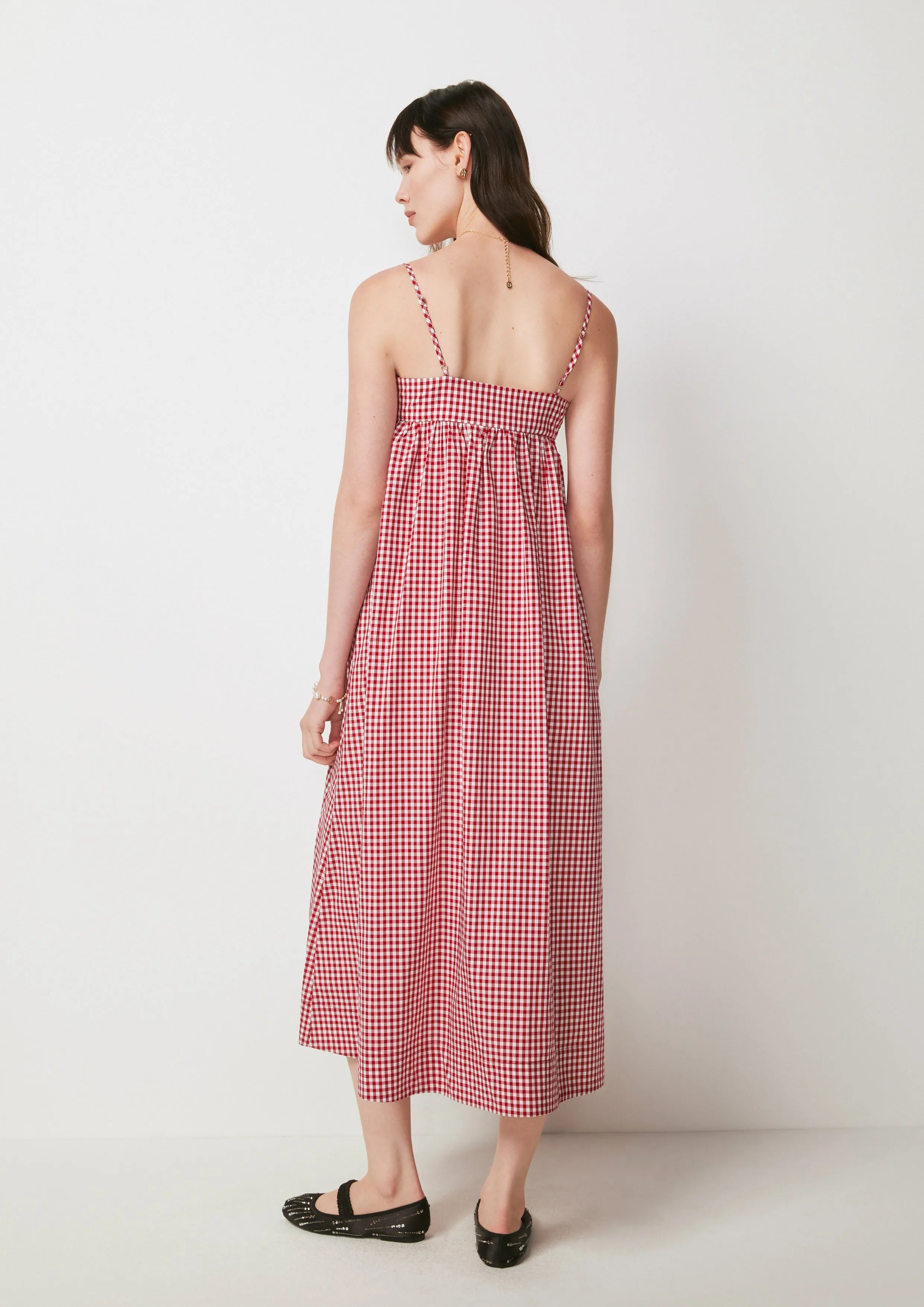 Maritime Gingham Maxi Dress The Secret Place