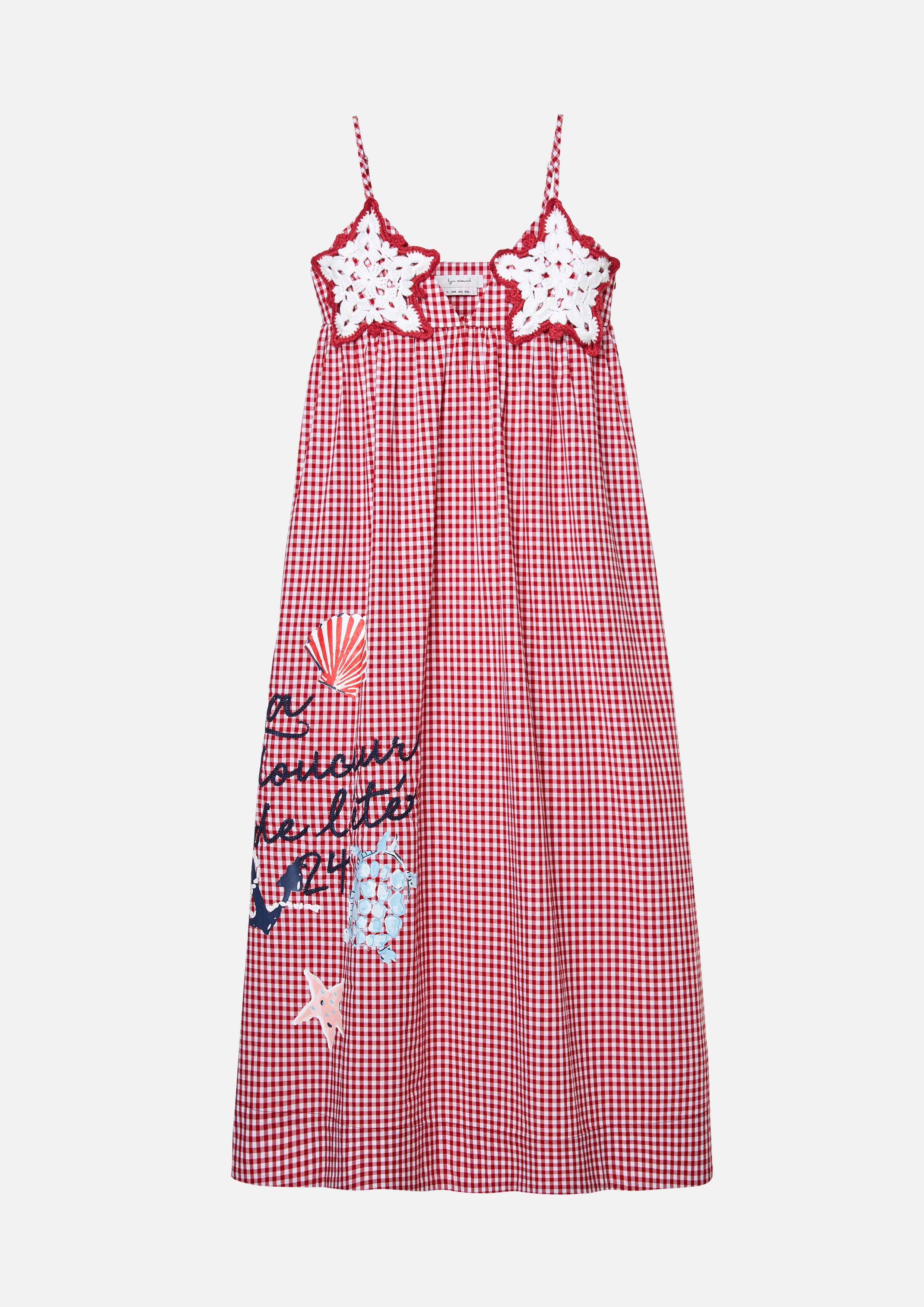 Maritime Gingham Maxi Dress The Secret Place