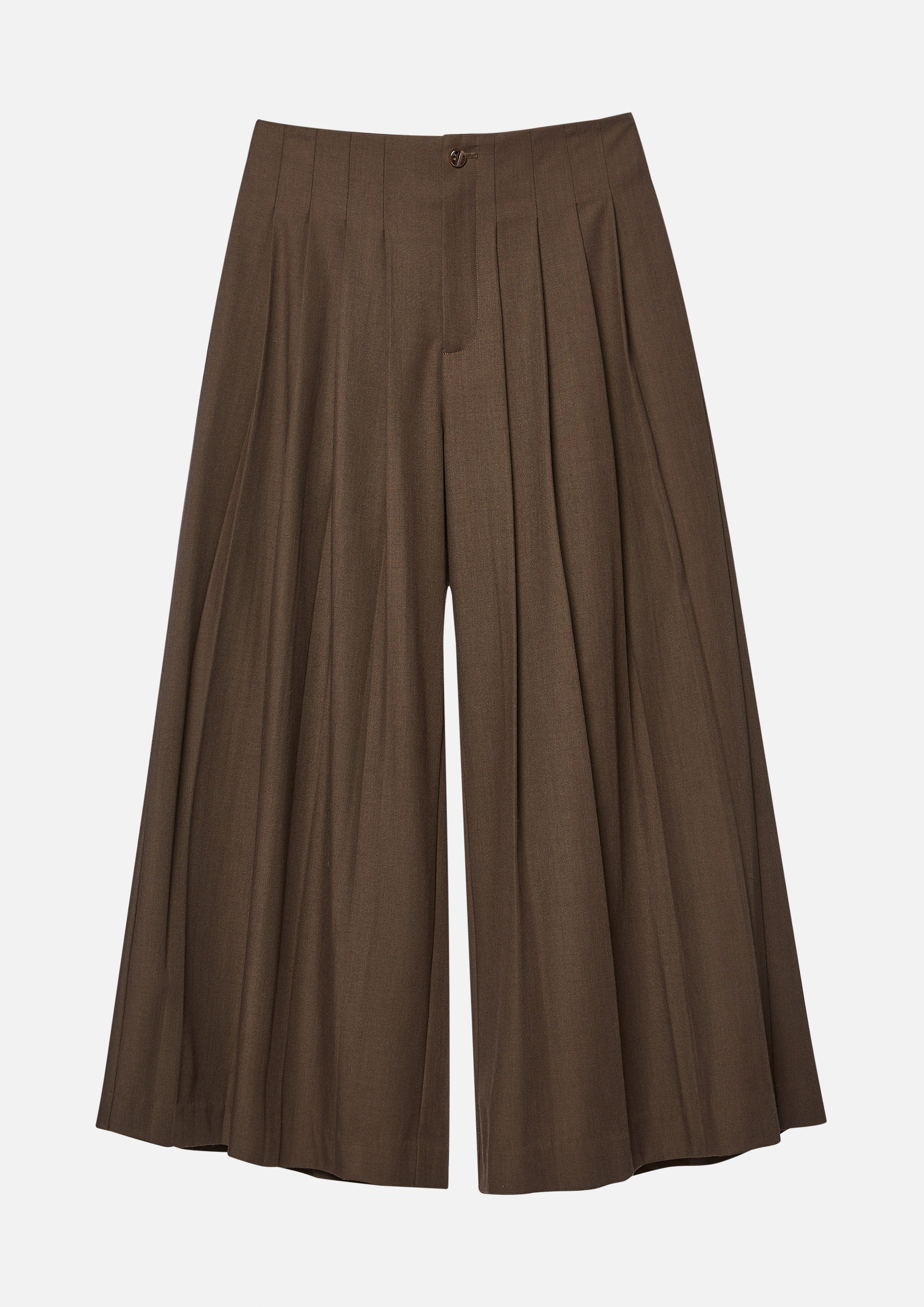 Pleated Wide-Leg Pants The Canine Whisper