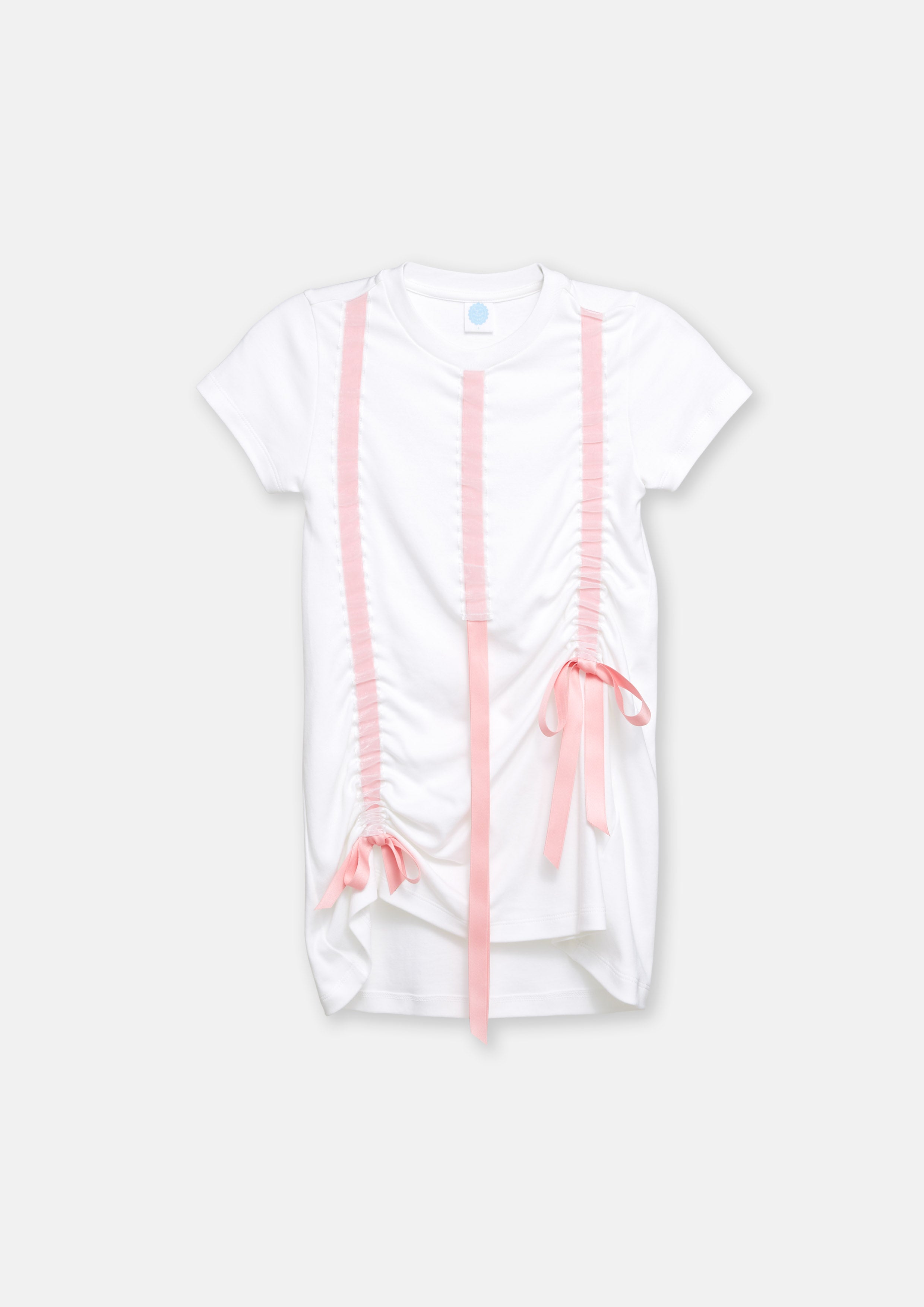 Ballet Ribbon T-Shirt Dress For Girls Best Bunnies